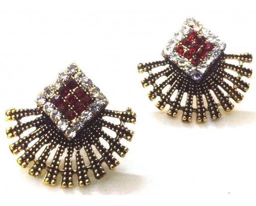 Golden Oxidized Earring Ethnic Imitation Jhumka Jhumki Jewelry Dangle Drop EA375